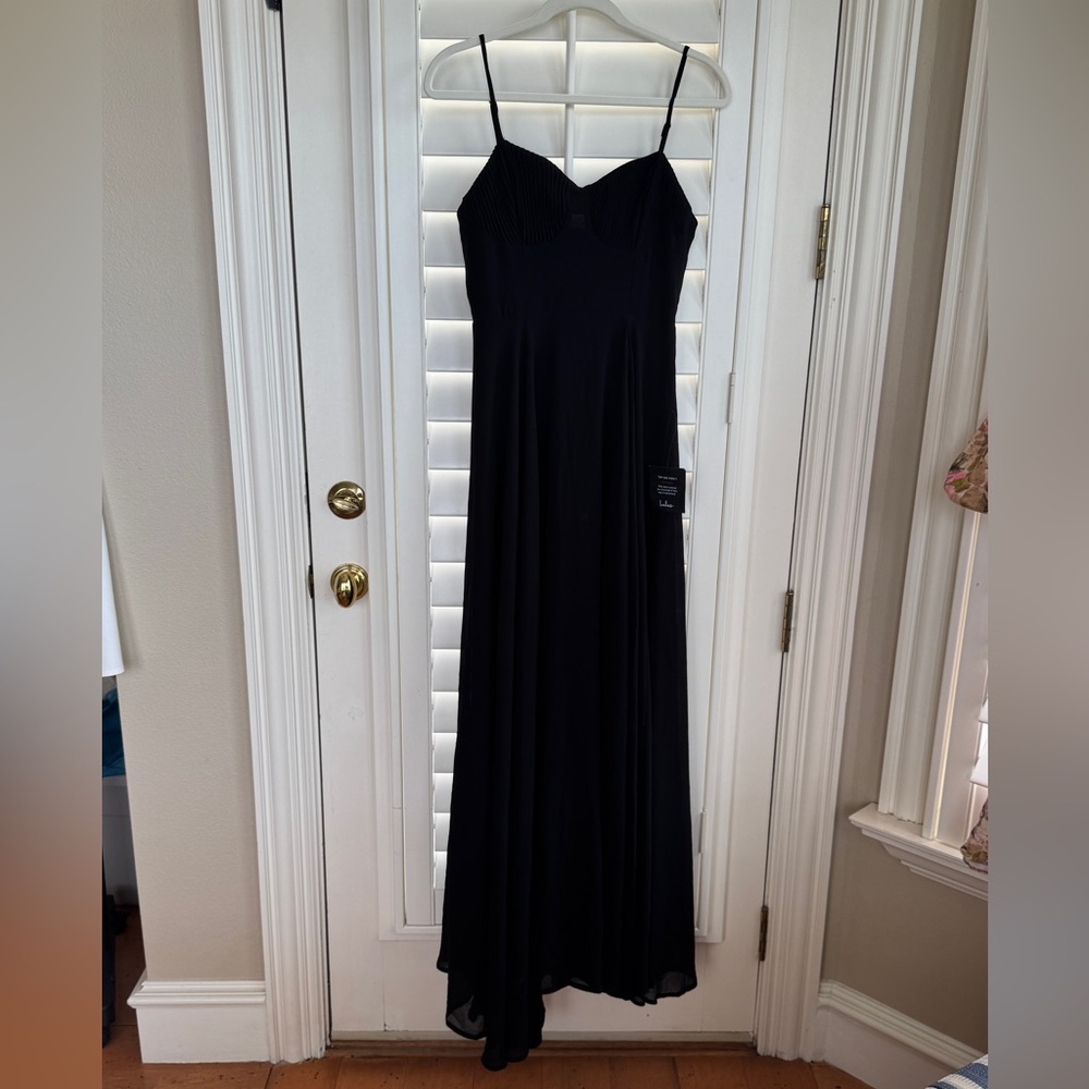 Lulu's Black Maxi Gown
